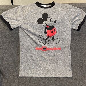 Disney Mickey Mouse Gray and Red Kids T-Shirt